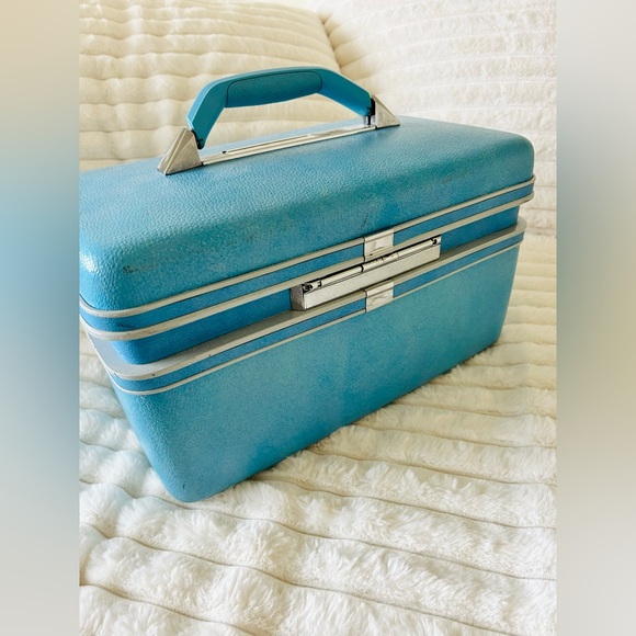 VINTAGE 70s Sears Make up Travel Carrying Case - Picture 2 of 10